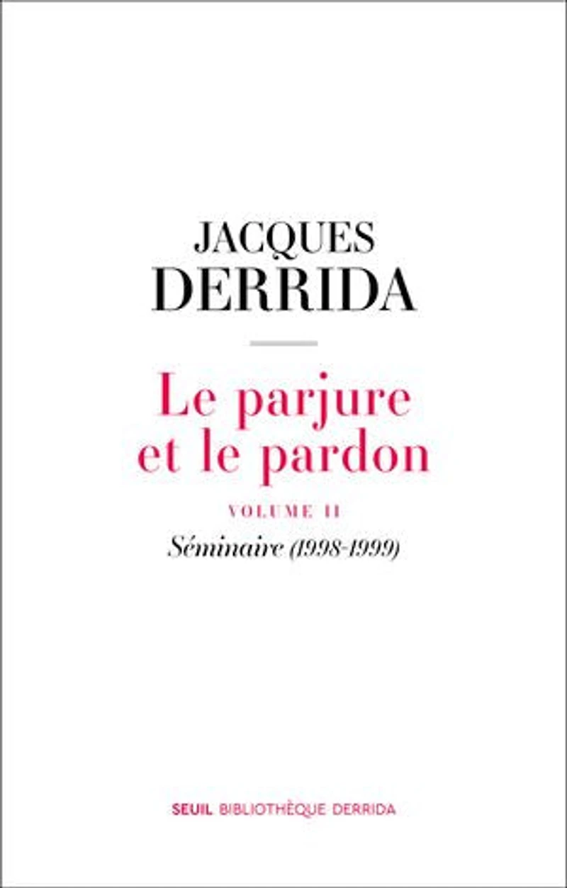 Séminaire (1998-1999)