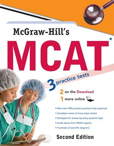 McGraw-Hill Education 3 MCAT Practice Tests, Third Edition