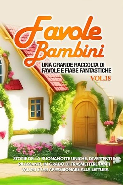 Favole per Bambini: Una grande raccolta di favole e fiabe fantastiche. (Vol.18) Storie della buonanotte uniche, divertenti e rilassanti, in grado di trasmettere tanti valori e far appassionare alla lettura
