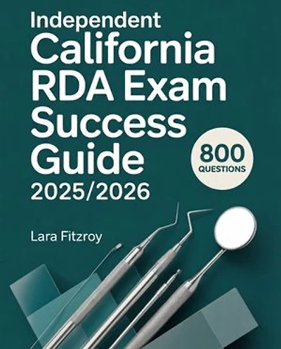 Independent California RDA Exam Success Guide 2025/2026: Smash Your Exam Goals with 800 Practice Questions Easy to Follow Answer Guides