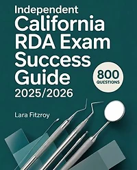 Independent California RDA Exam Success Guide 2025/2026: Smash Your Exam Goals with 800 Practice Questions Easy to Follow Answer Guides