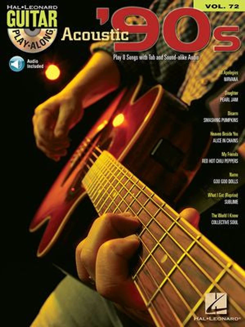Acoustic '90s: Guitar Play-Along Volume 72