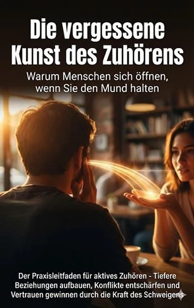 Die vergessene Kunst des Zuhörens: Warum Menschen sich öffnen, wenn Sie den Mund halten: Der Praxisleitfaden für aktives Zuhören - Tiefere Beziehungen aufbauen, Konflikte entschärfen und Vertrauen gewinnen durch die Kraft des Schweigens