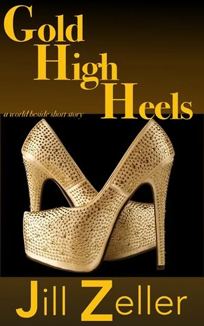 Gold High Heels