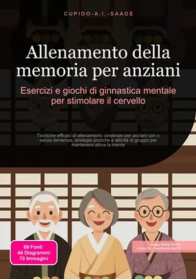 Allenamento della memoria per anziani: Esercizi e giochi di ginnastica mentale per stimolare il cervello