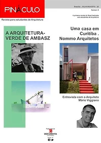 REVISTA PINÁCULO 3: Revista dedicada para os estudantes de Arquitetura