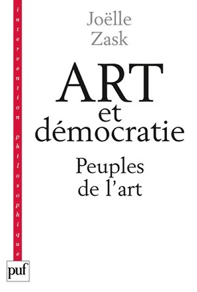 Art et démocratie: peuples de l'art