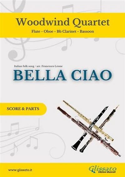 Woodwind Quartet "Bella Ciao" score & parts