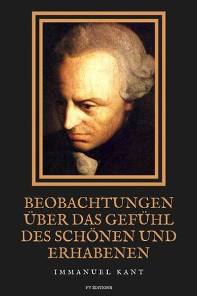 Beobachtungen über das Gefühl des Schönen und Erhabenen: Grossdruck-Ausgabe