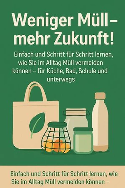 Weniger Müll – mehr Zukunft!: Einfach und Schritt für Schritt lernen, wie Sie im Alltag Müll vermeiden können – für Küche, Bad, Schule und unterwegs.