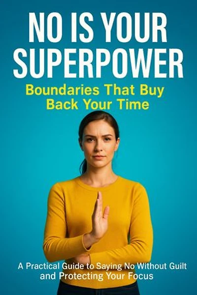 No Is Your Superpower: Boundaries That Buy Back Your Time: A Practical Guide to Saying No Without Guilt and Protecting Your Focus