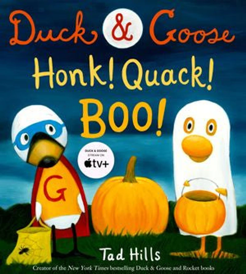 Duck & Goose, Honk! Quack! Boo!: A Picture Book for Kids and Toddlers