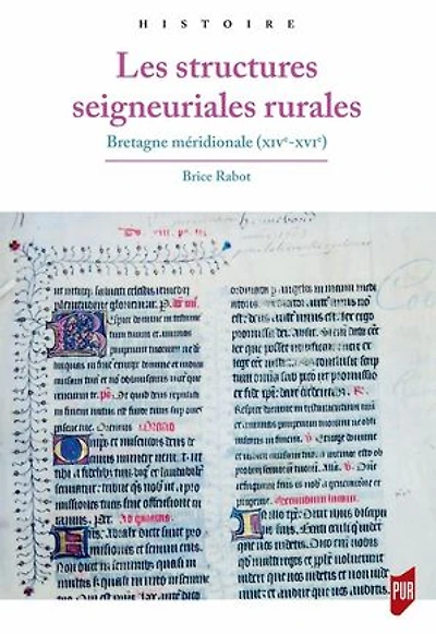 Les structures seigneuriales rurales: Bretagne méridionale (XIVe-XVIe)