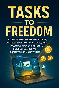Tasks to Freedom: Stop trading hours for stress, attract high-paying clients, and follow a proven system to build a flexible VA business from anywhere