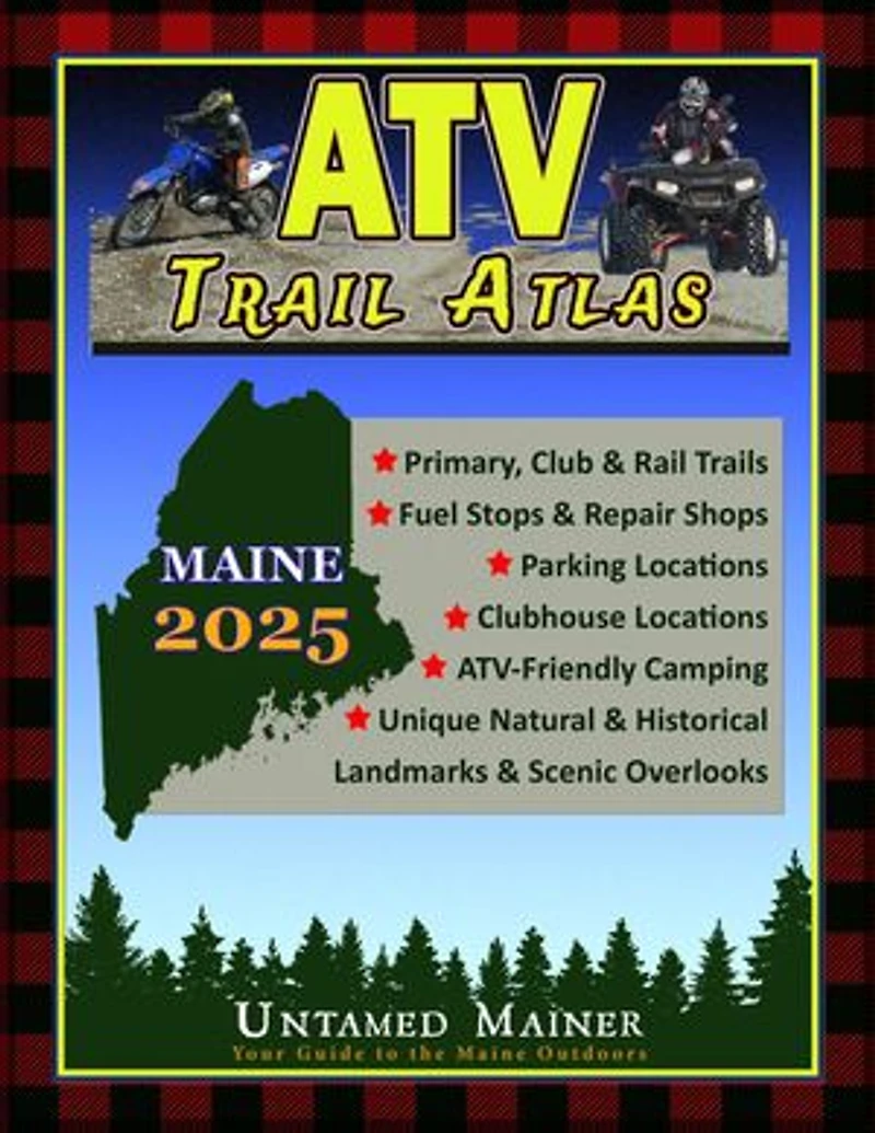 2025 Maine ATV Trail Map Atlas