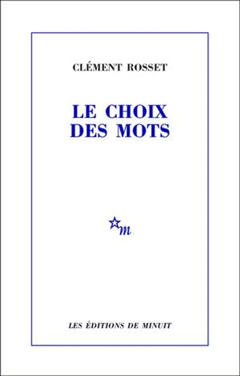 Le Choix des mots