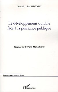 Le développement durable face à la puissance publique