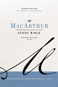 NASB, MacArthur Study Bible, Gray Hardcover, 1995 Text, Comfort Print: Unleashing God's Truth One Verse at a Time (Holy New American Standard Bible)