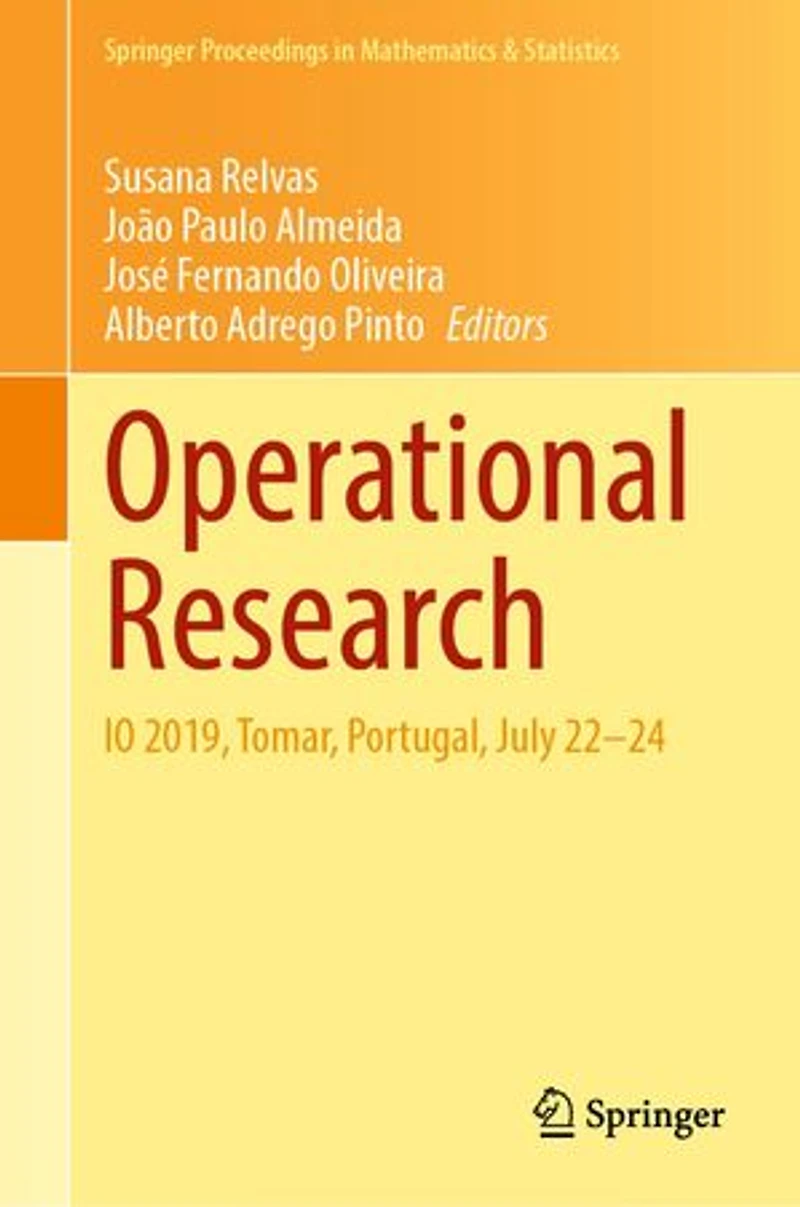 Operational Research: Io 2019, Tomar, Portugal, July 22-24
