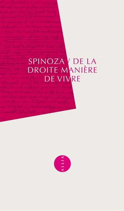 de la droite manière vivre ; Jules Prat, spinoziste militant
