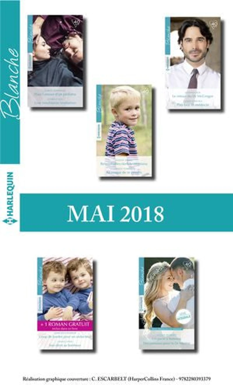 10 romans Blanche + 1 gratuit (n°1366 à 1370 - Mai 2018)