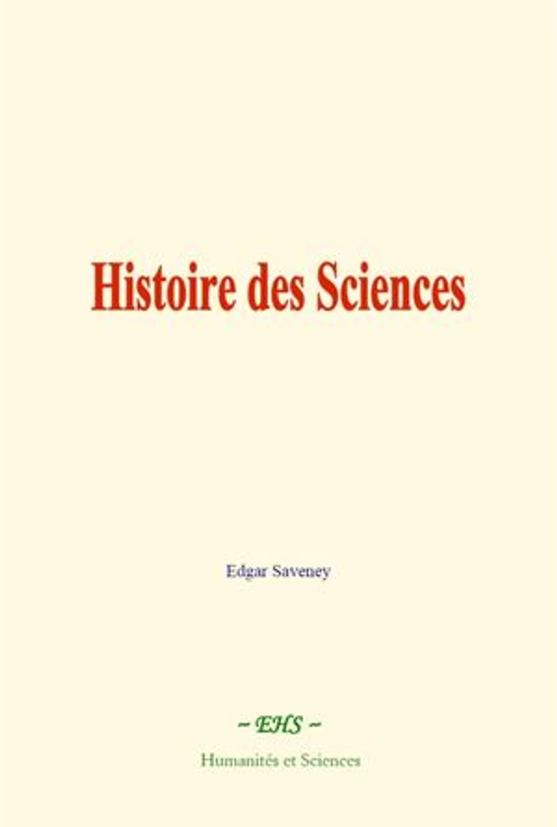 Histoire des Sciences
