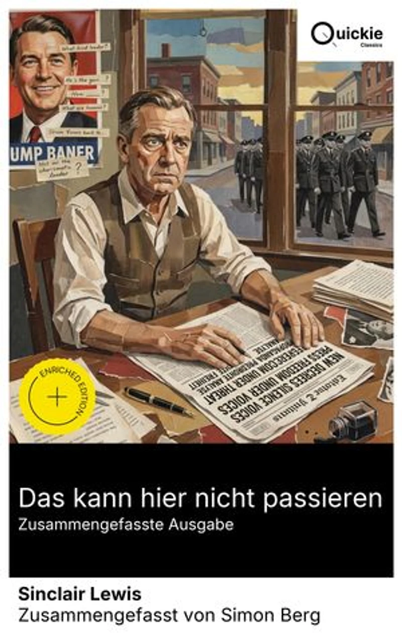Das kann hier nicht passieren (Zusammengefasste Ausgabe): Bereicherte Ausgabe. Politische Satire der 1930er: Demagogie, bedrohte Pressefreiheit und Kleinstadt-Widerstand gegen Milizen und den totalitären Staat