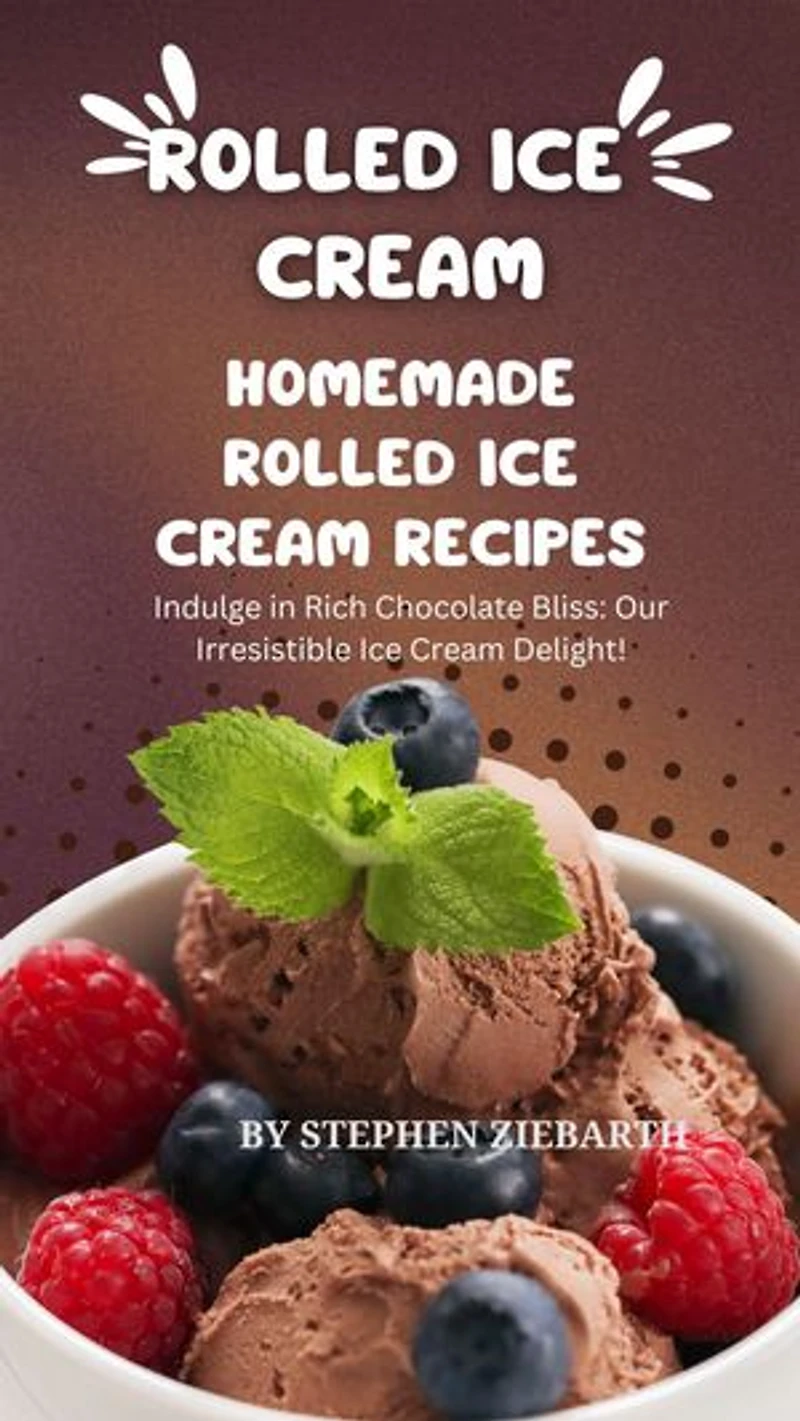 Rolled ice Cream: Homemade Rolled Ice Cream Recipe