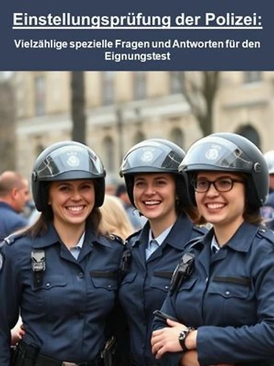 Einstellungsprüfung der Polizei: - Vielzählige spezielle Fragen und Antworten für den Eignungstest: Gezielte Vorbereitung auf den Polizeitest: Spezielle Fragen & Antworten für eine erfolgreiche Prüfung.