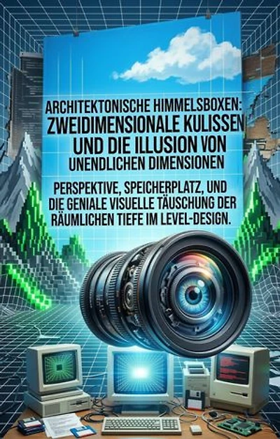 Architektonische Himmelsboxen: Zweidimensionale Kulissen und die Illusion von unendlichen Dimensionen: Perspektive, Speicherplatz, und die geniale visuelle Täuschung der räumlichen Tiefe im Level-Design