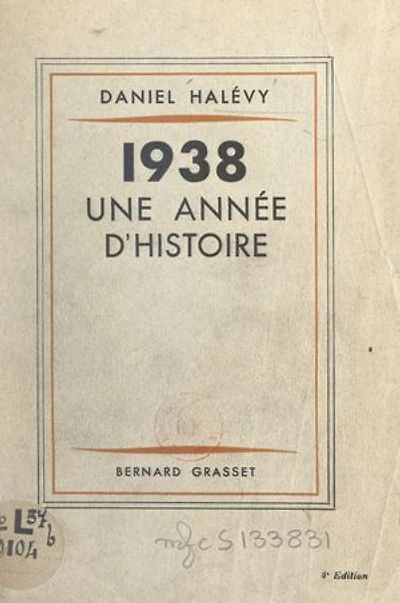 1938, une année d'histoire