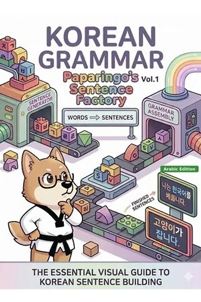 Korean Grammar: Paparingo’s Sentence Factory Vol.1: قواعد اللغة الكورية من خلال القصص