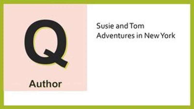 Adventures of Susie and Tom in New York