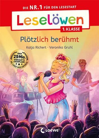 Leselöwen 1. Klasse - Plötzlich berühmt: Die Nr. 1 für den Lesestart - Mit Leselernschrift ABeZeh - Erstlesebuch für Kinder ab 6 Jahren