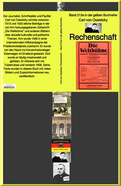 Rechenschaft – Teil 2 – Band 213e in der gelben Buchreihe – bei Jürgen Ruszkowski: Band 213e in der gelben Buchreihe