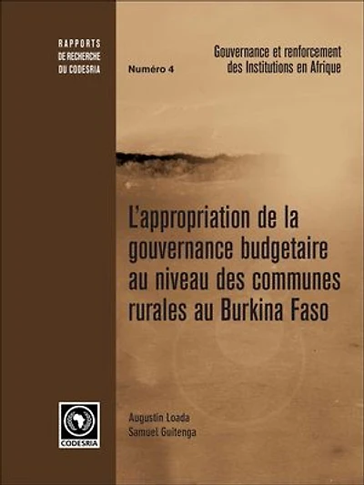 L'appropriation de la gouvernance budgétaire au niveau des communes rurales au Burkina Faso