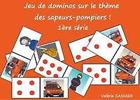 Jeu de dominos sur le thème des sapeurs-pompiers: 1ère série, jeu à découper
