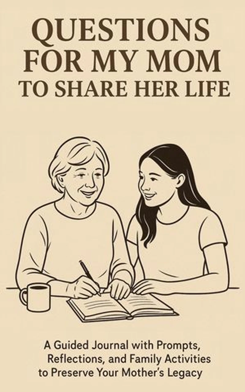 Questions for My Mom to Share Her Life: A Guided Journal with Prompts, Reflections and Family Activities to Preserve Your Mother's Legacy