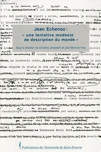 Jean Echenoz : « une tentative modeste de description du monde »