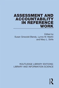 Assessment And Accountability Reference Work