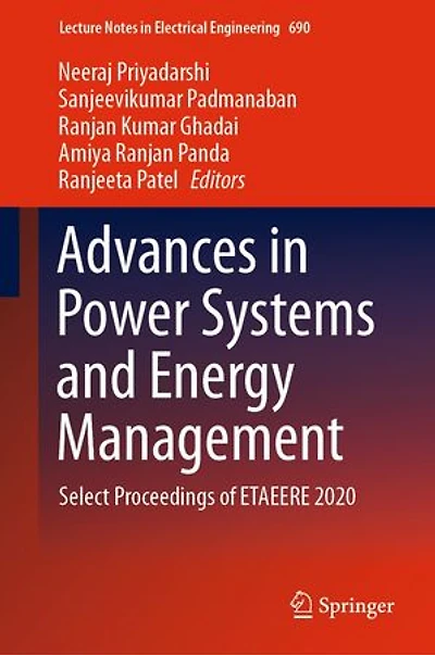 Advances Power Systems and Energy Management: Select Proceedings of ETAEERE 2020