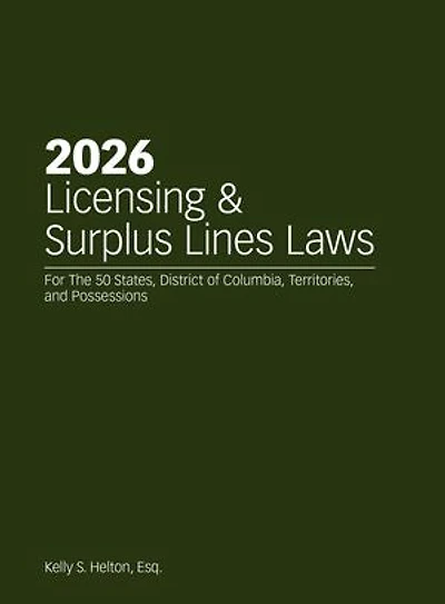 2026 Licensing & Surplus Lines Laws