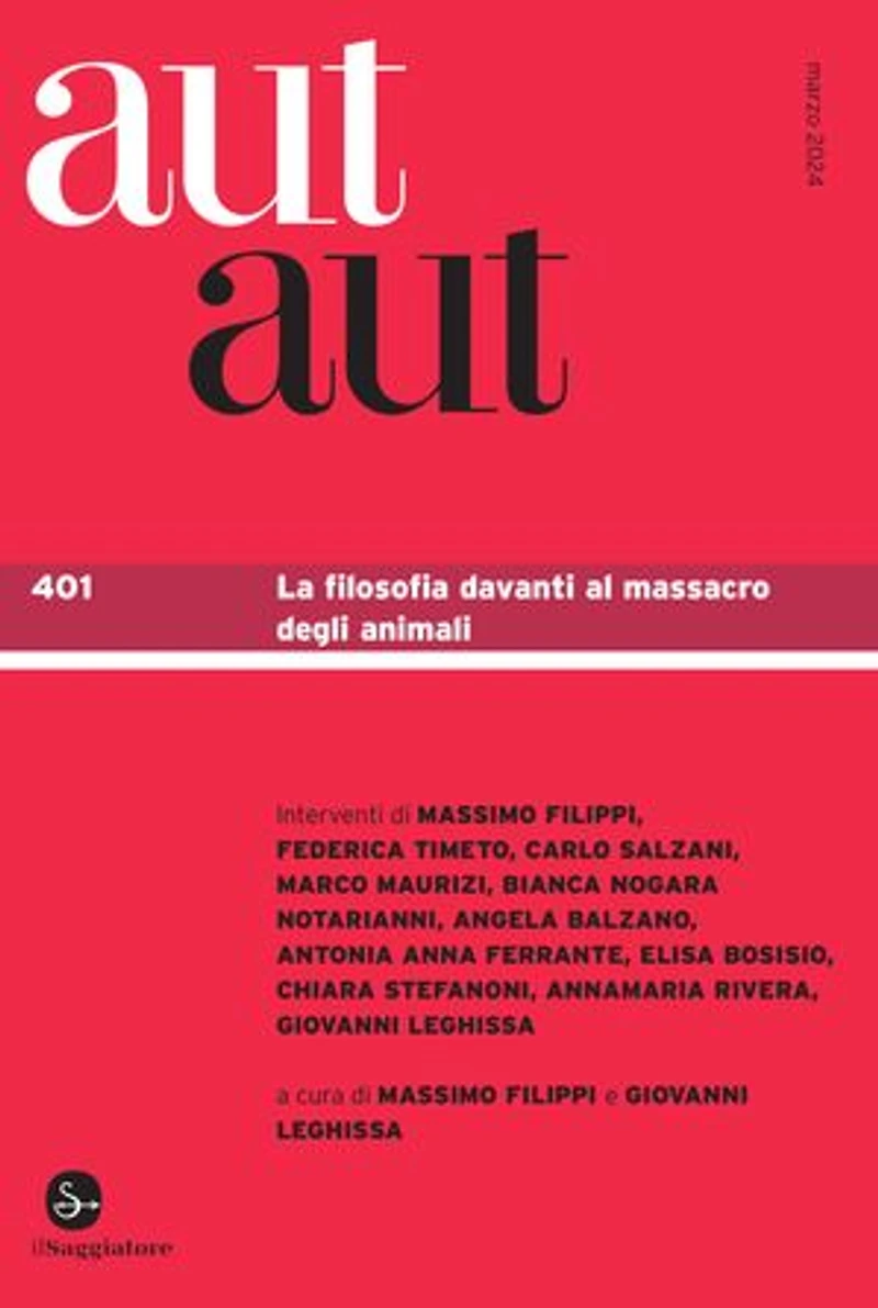 aut aut 401: La filosofia davanti al massacro degli animali