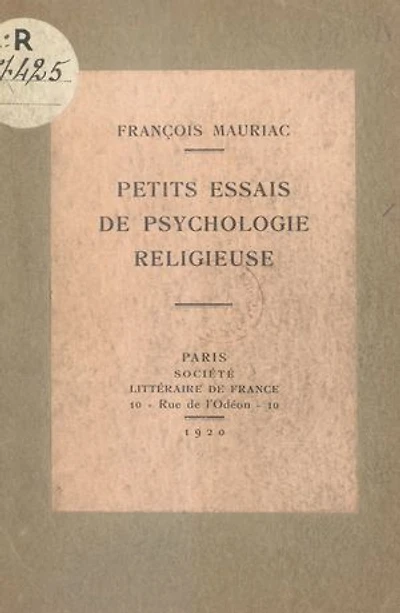 De quelques cœurs inquiets: Petits essais de psychologie religieuse