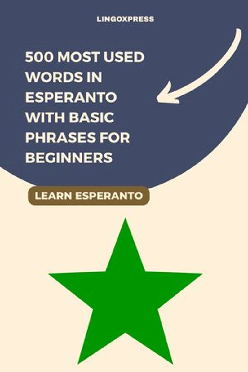500 Most Used Words in Esperanto With Basic Phrases for Beginners
