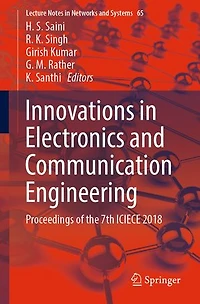 Innovations Electronics and Communication Engineering: Proceedings of the 7th ICIECE 2018