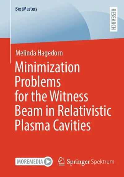 Minimization Problems for the Witness Beam Relativistic Plasma Cavities