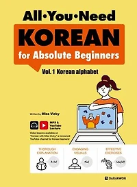 All-You-Need KOREAN for Absolute Beginners Vol.1 Korean alphabet: embed MP3