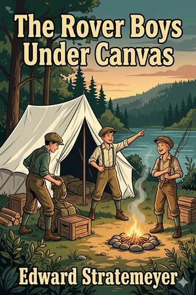 The Rover Boys Under Canvas; Or, The Mystery of the Wrecked Submarine