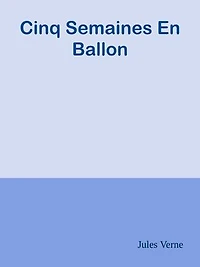 Cinq Semaines En Ballon